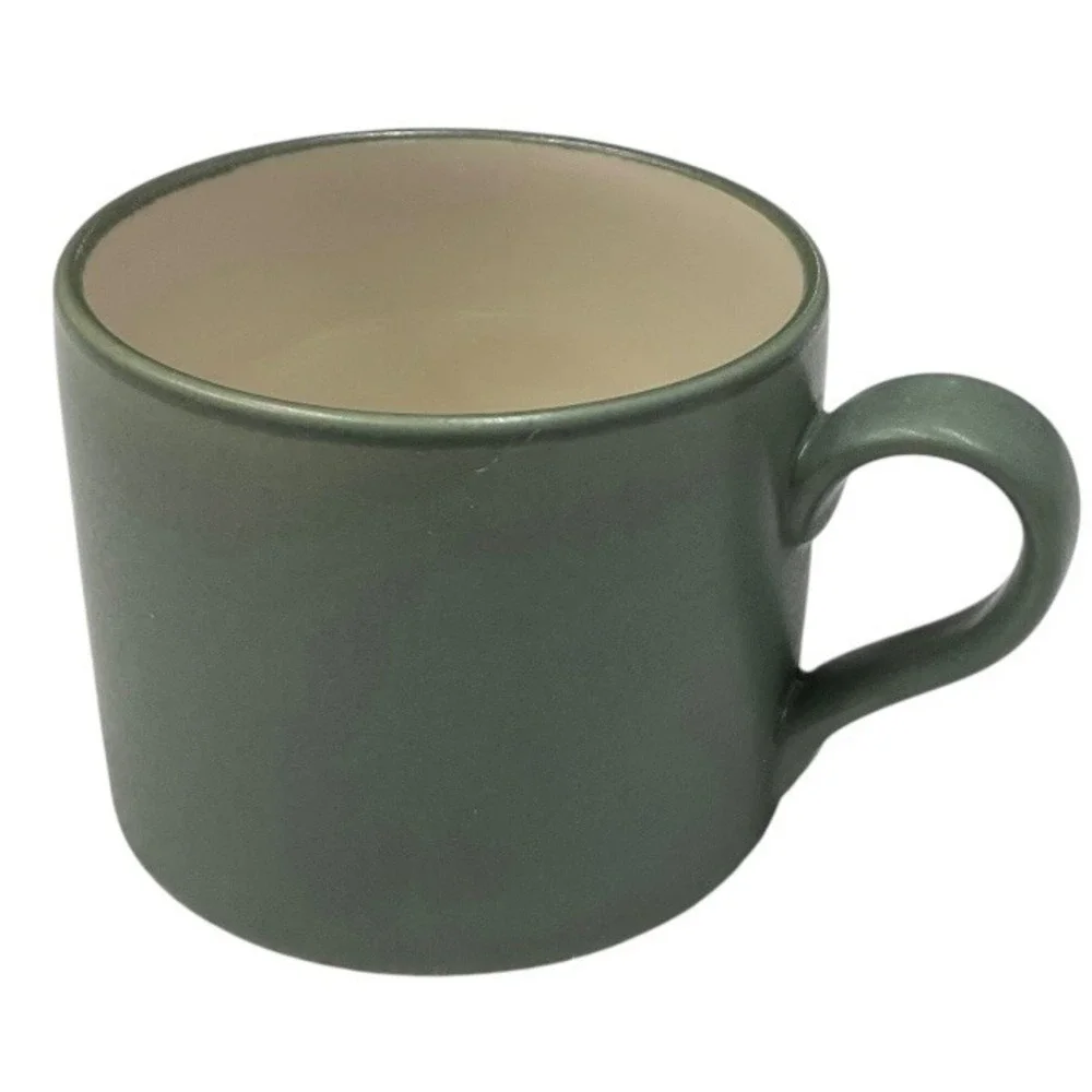 Pattern Barn Bongo Mug Coffee Cup Tea Ceramic Sage‎ Green Drinkware Modern Style